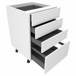 500mm Pan Drawer Pack Base Unit with 4 Drawers - (Ready Assembled)