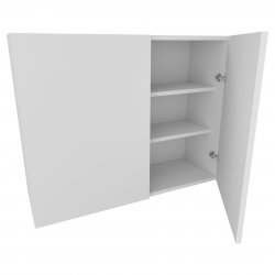 800mm Standard Double Wall Unit with 2 Doors - (Self Assembly)
