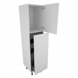 400mm Type 2 Larder Pull Out Tall Unit with 2 Pan Drawers & 3 Internal Drawers Right Hand - (Self Assembly)
