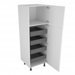 600mm Type 4 Larder Pull Out Unit with 4 Internal Drawers Right Hand - (Self Assembly)