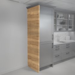 New England Oak End Support Panel - 2400 x 670 x 18mm
