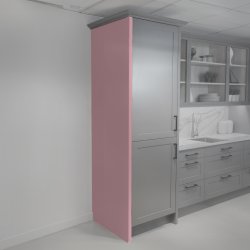 Painted Blush End Support Panel - 2400 x 670 x 18mm