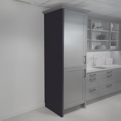 PVC Graphite End Support Panel - 2400 x 670 x 18mm